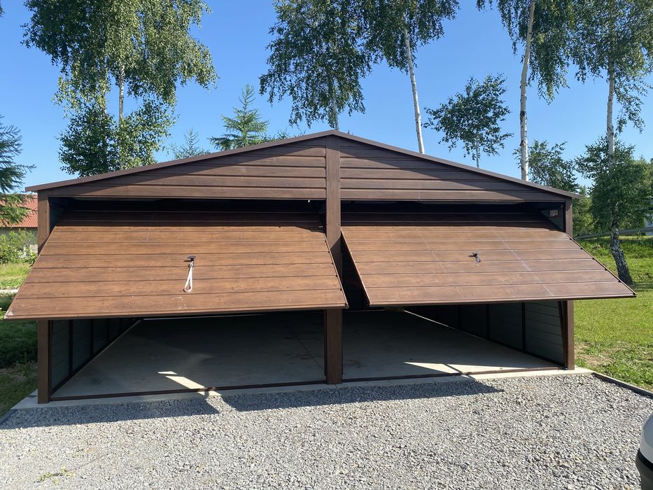 Garaż blaszany na wymiar! Garaż 9x7 10x7 10x8. Konstrukcja ocynkowana!