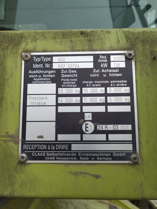 Комбайн зернозбиральний КЛААС Медіон 310, CLAAS Medion 310, 2008 р.в