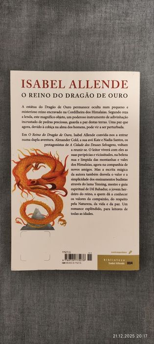 Livro "O reino do dragão de ouro"