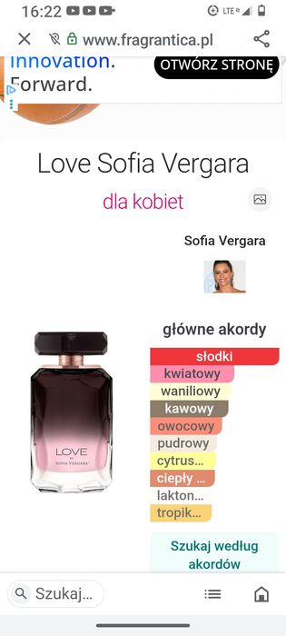 Dwie sztuki perfum Sofia vergara już UNIKAT