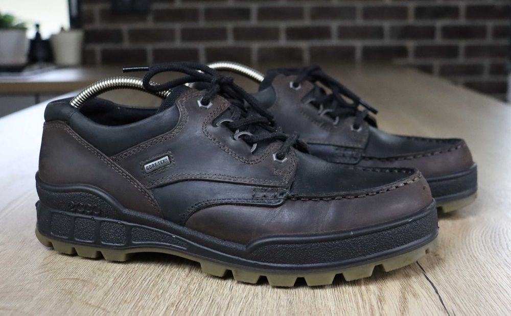 Ecco Track skórzane męskie półbuty GTX 43 ( 28 cm)