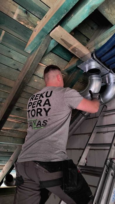 Rekuperacja Wentylacja System dla domu GRATIS czujnik CO2 i wilgoci