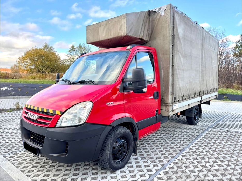 Iveco Daily  Plandeka Polski Salon Klima Oryginalny Przebieg do transportu okien