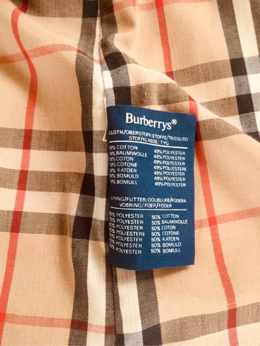 Oryginalny Płaszcz Burberry