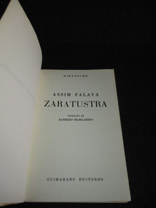 Livro Assim Falava Zaratustra Frederico Nietzsche