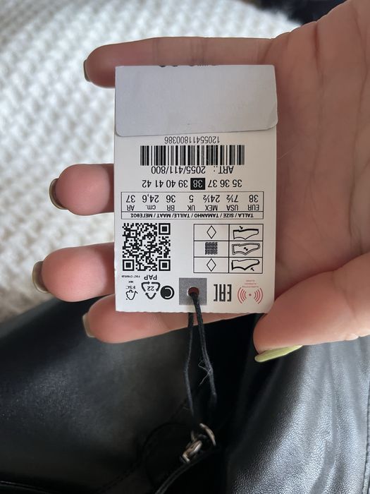 Kozaki za kolano Zara nowe