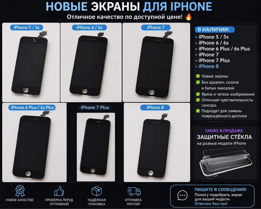 Продам экраны для iPhone