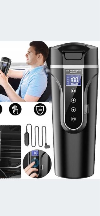Czajnik elektryczny ze stali nierdzewnej 500 ml , do samochodu
