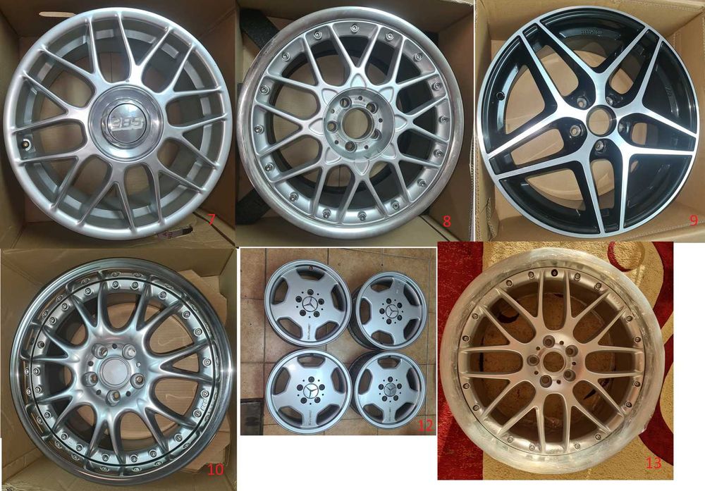 Felgi BBS CH-R RX201 CK512 CH004 RC307 RS710 CF012 Monoblock AMG