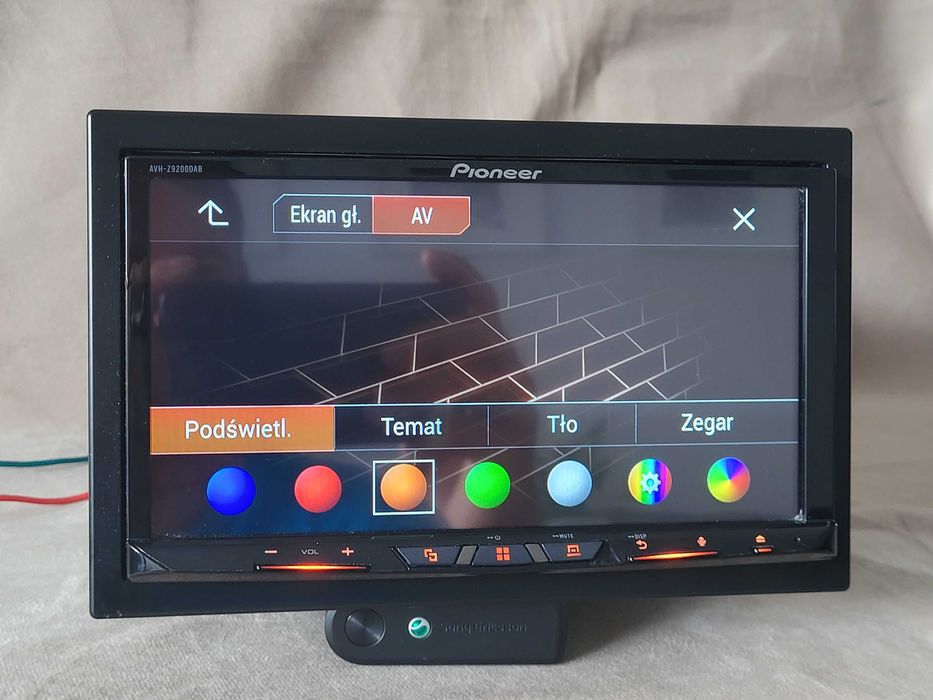 Pioneer AVH-Z9200DAB Bezprzewodowy CarPlay i Android Auto DVD/USB/FLAC