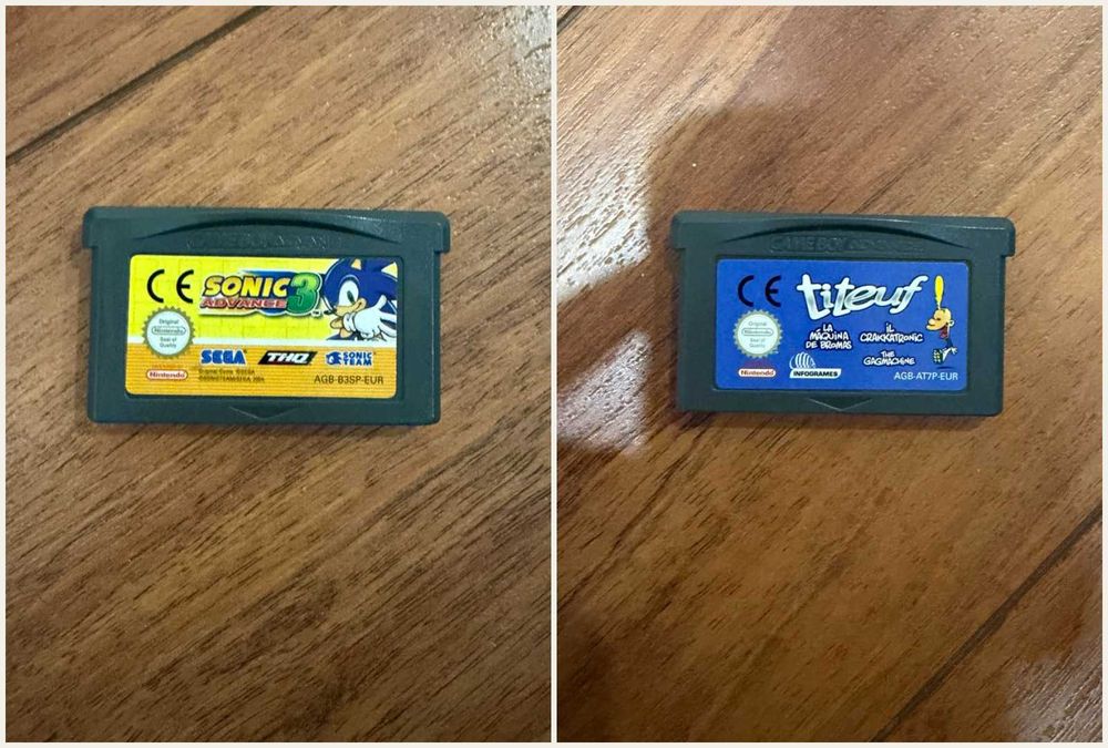 Sonic Advance 3 + Titeuf, jogos Game Boy Advance (PAL)