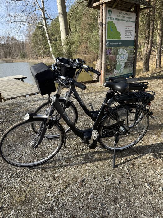 zestaw 2 rowerow elektrycznych gazelle