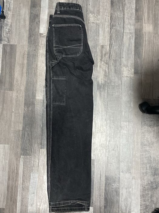 Джинси з білими швами, bershka 34