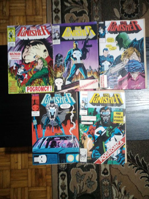 Punisher 6/90,4/91,1/92,3/92.7/92