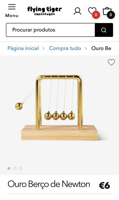 Berço de Newton Tiger NOVO