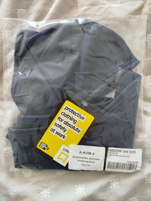 Kominiarka zimowa, wielofunkcyjna  trudno palna  LYNX DC Balaclava 09