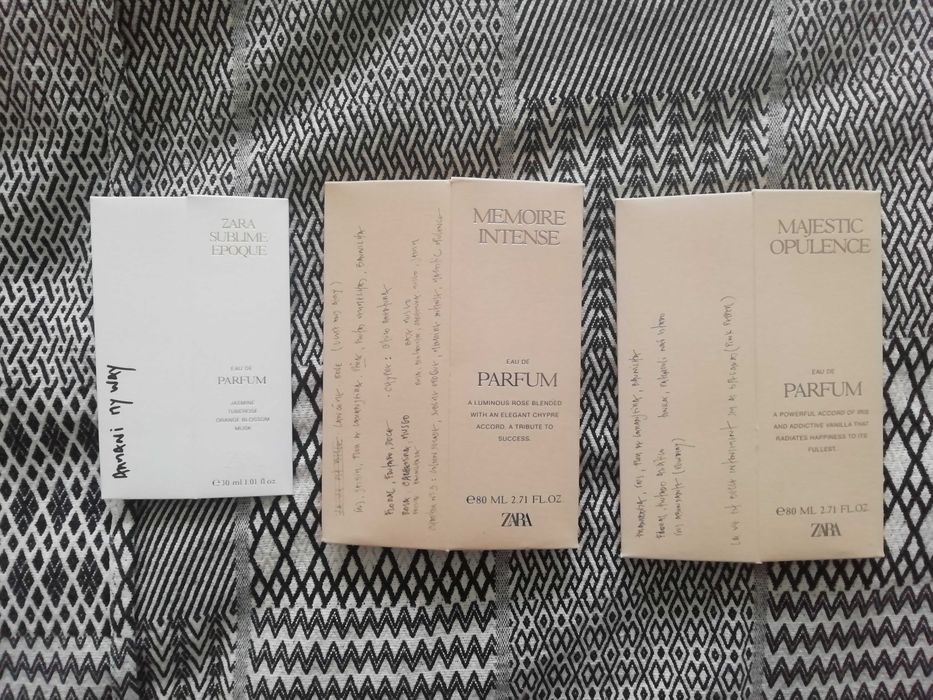 Perfumes Zara e Mercadona