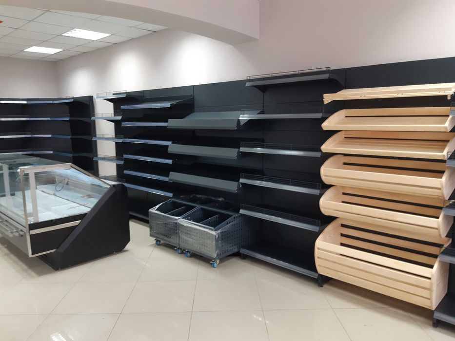 Стелажі для магазину та складу. Гранти на торгове обладнання