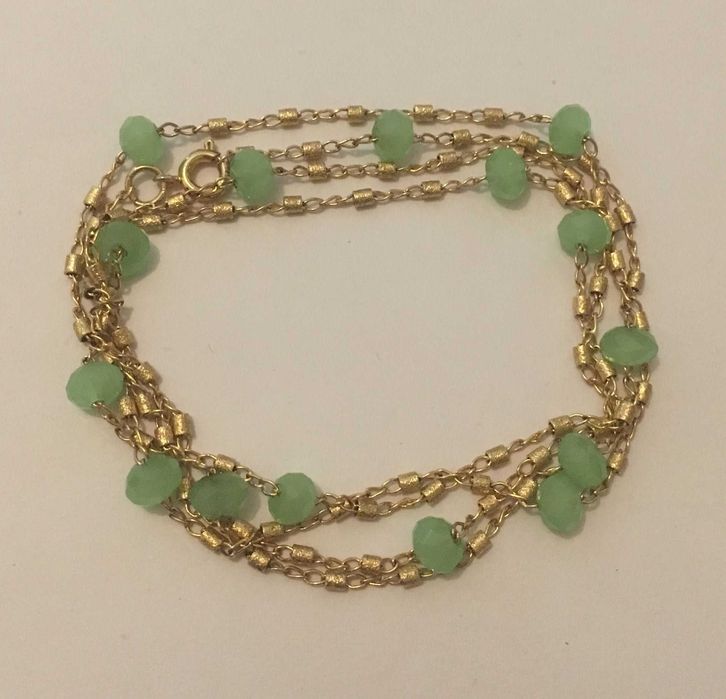 Fio e brincos em aço com banho de ouro