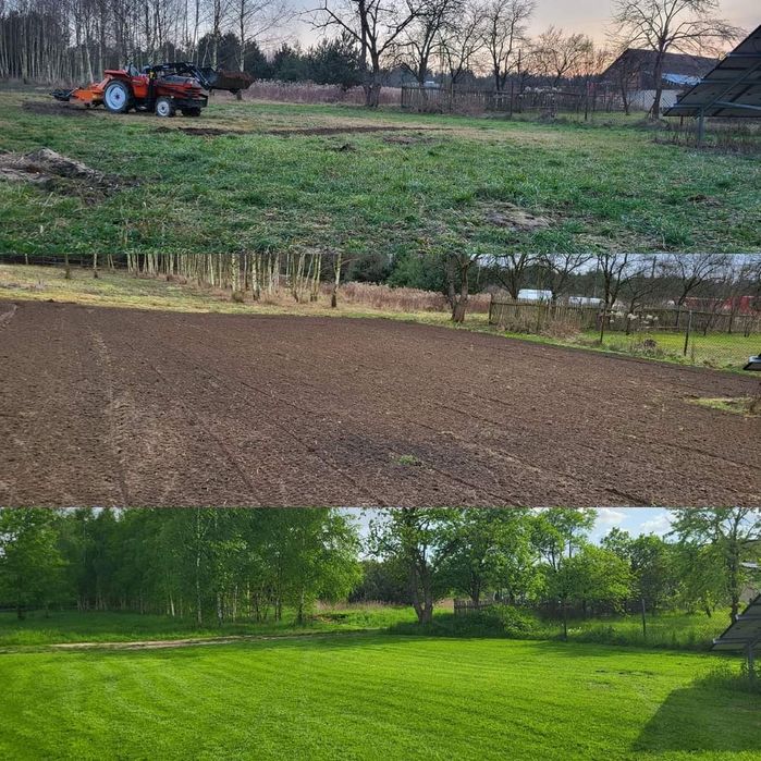 Uslugi Ogrodnicze Rębak, koparka, glebogryzarka, koszenie, przekopywan