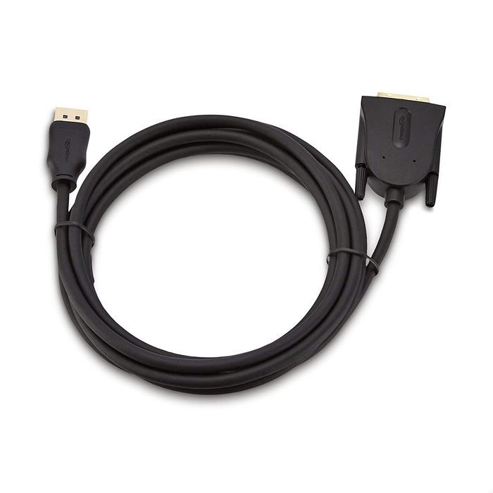 outlet kabel połączeniowy amazonbasics displayport na dvi dł. kabla 1,8 m