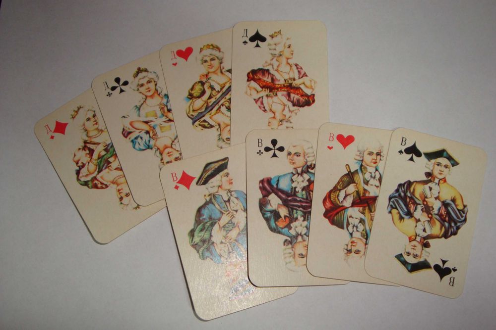 Игральные карты Пасьянсные, 1988 г.