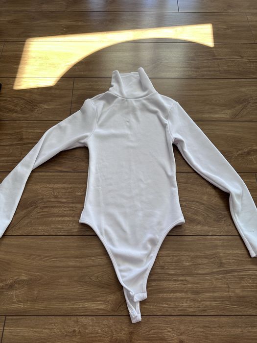 Body długi rękaw rozmiar 36 białe
