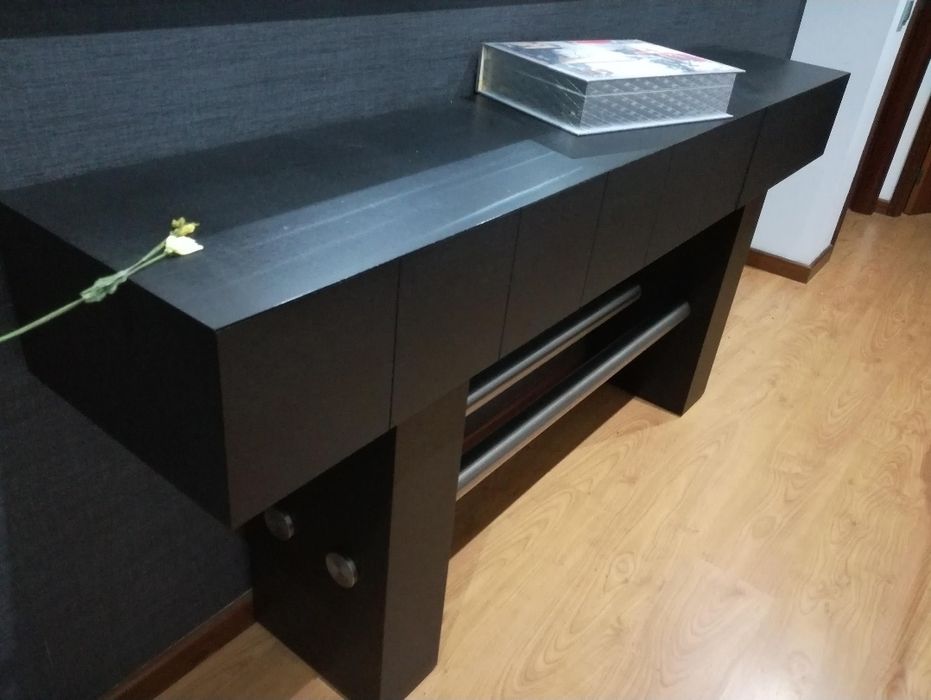 Aparador madeira maciça 3 gavetas para desocupar