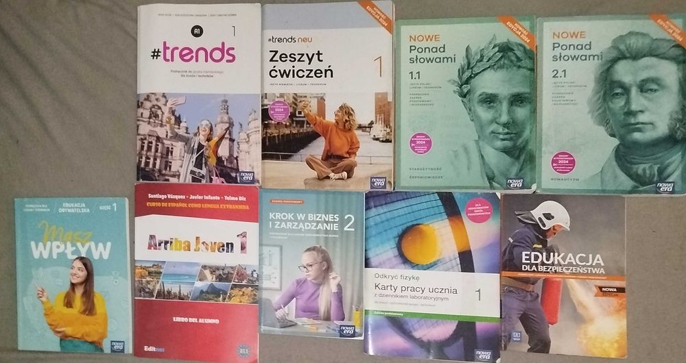Książki do 1 i 2 klasy liceum/technikum