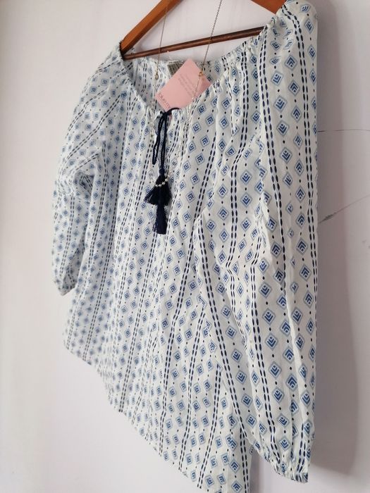 Bluzka M nowa Blue motion viral wiosna lato bawełna must have