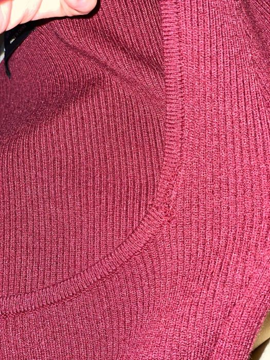 Shein privé vestidos gola quadrada malha canelada
