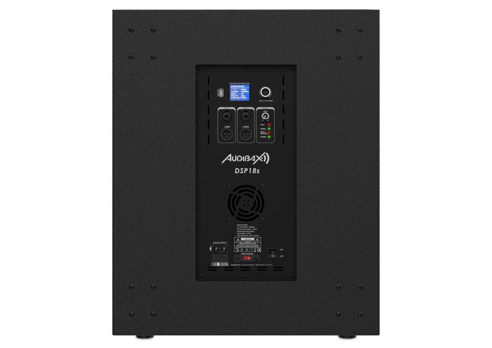 DSP18S G2 – Subwoofer Ativo 18” 800W RMS DSP 2000W peak