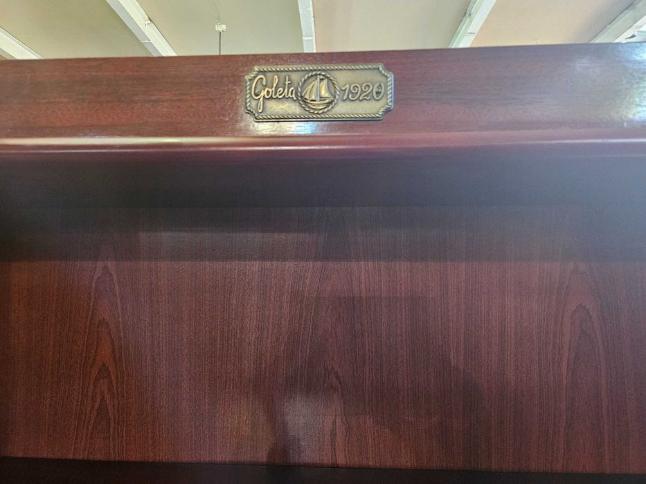 Secretária / Estante em madeira - óptimo estado geral