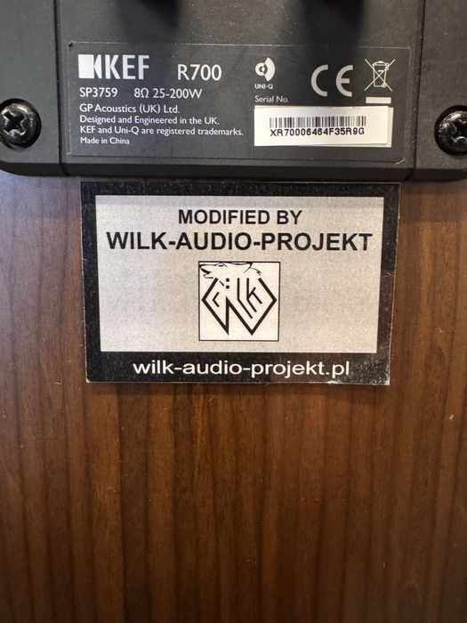 KEF R700 – kolumny podłogowe Hi-End – Modyfikacja Wilk-Audio-Projekt.