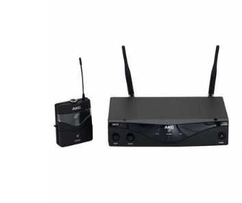 UHF Wireless System AKG WMS 420 com micro de lapela AKG (COMO NOVO)