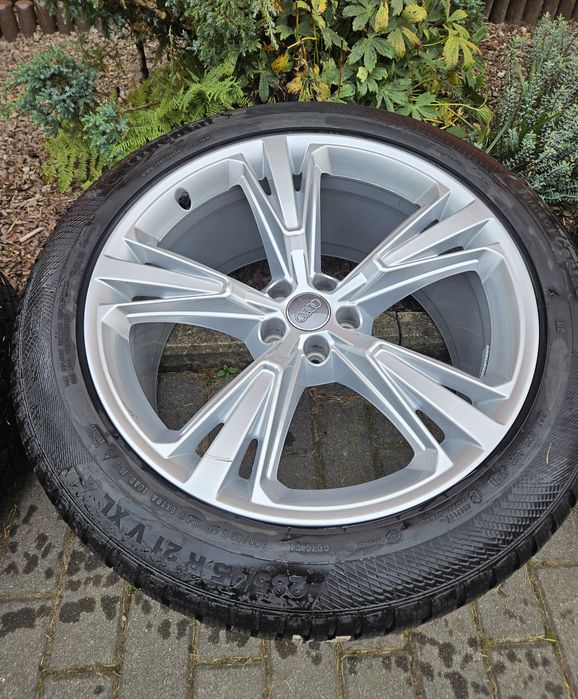 Felgi Audi 5x112 r21 + opony zimowe
