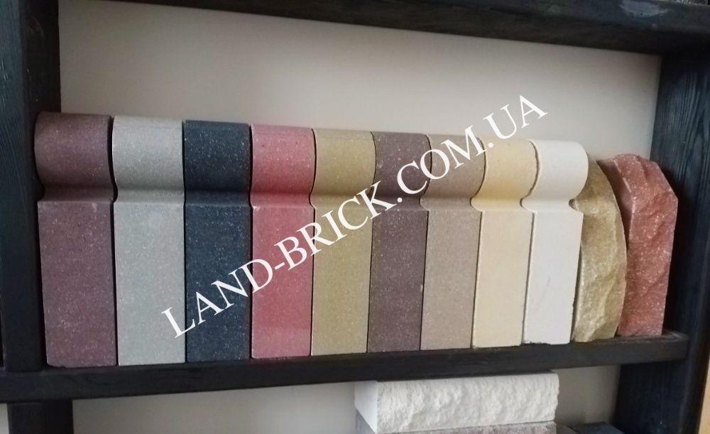 Облицовочный кирпич LAND BRICK рваный скала, для забора, ФАГОТ, ЦЕГЛА ...