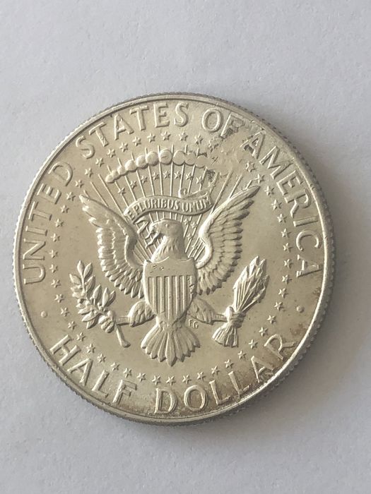 Half Dollar 1968 r. Srebro