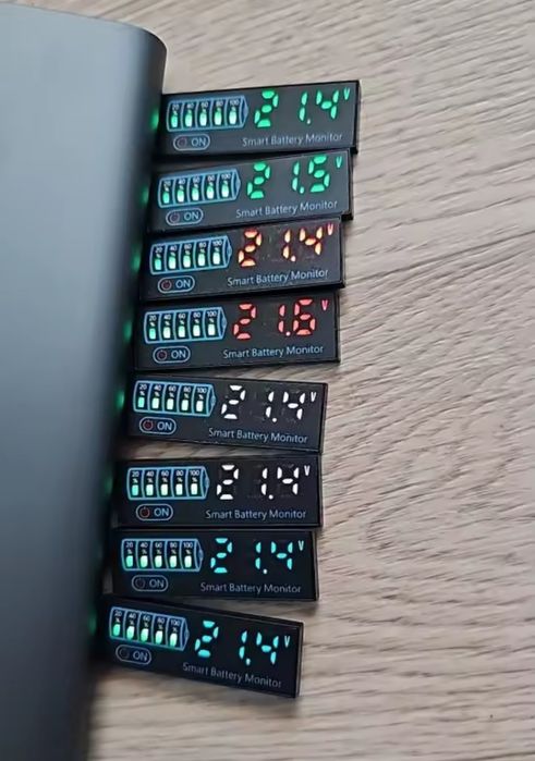 Вольтметр емкости батареи DC 7 - 55 V. Универсальный 3S - 14S.