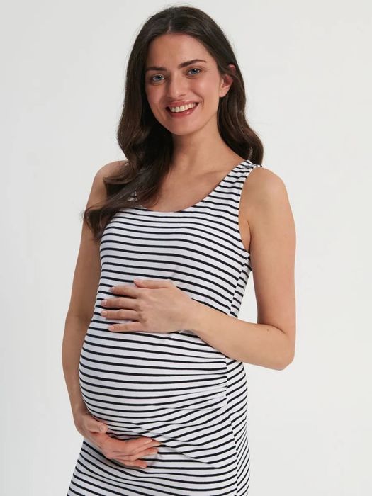Нова стильна сукня Sinsay для вагітних, смугаста, р-р М