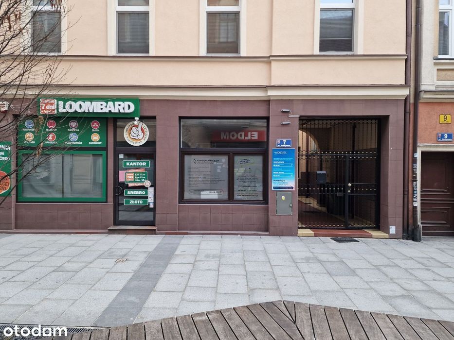 Lokal usługowy z witryną deptak ulica Kolejowa 7