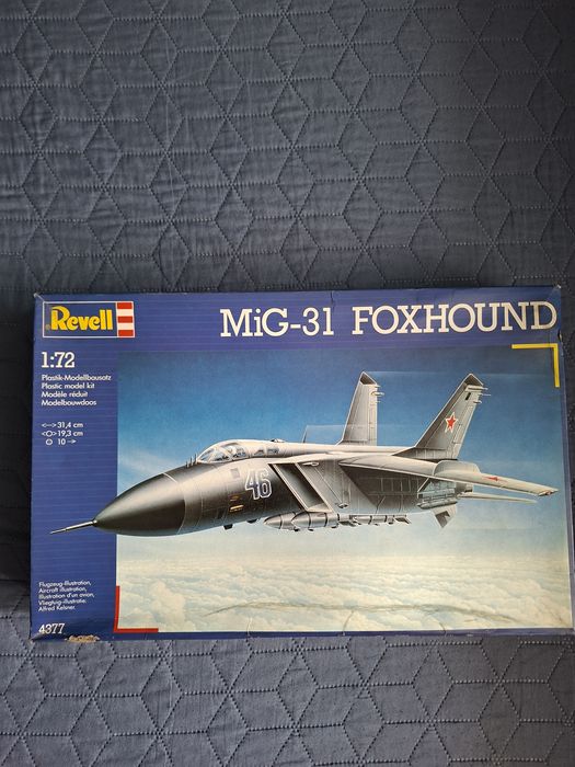 Model samolotu Mig 31 Foxhound.