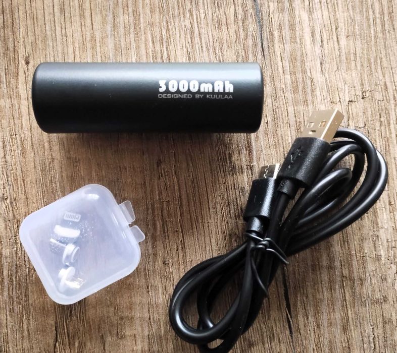 Kuulaa Magnetyczny Powerbank 3w1 MINI Ładowarka 3000mAh IPHONE/SAMSUNG