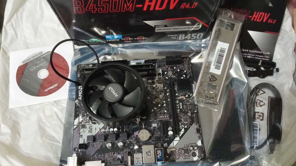 asrock b450 hdv - купити комп'ютери та комплектуючі - Ціна на OLX.ua