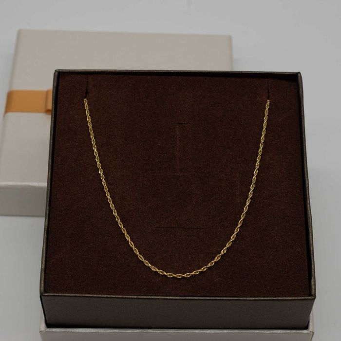 Złoty łańcuszek 585 1,92gram 45cm Kordel pełny Nowy WYSYŁKA GRATIS