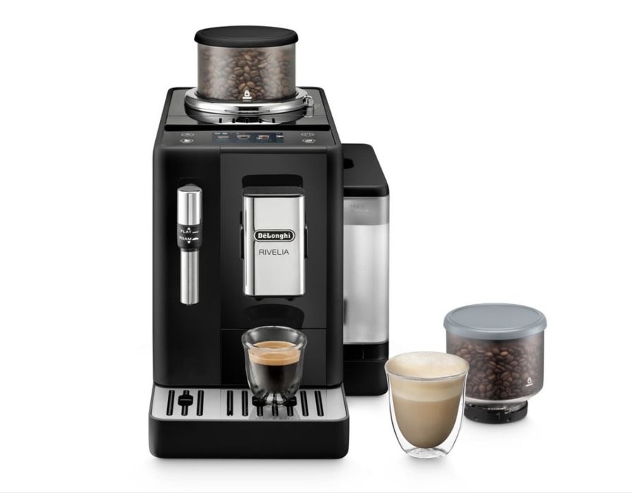 Máquina de café com moedor automático selada e com fatura