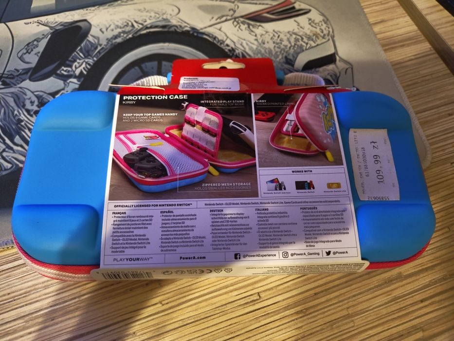 Case na Nintendo Switch, Switch OLED i Switch Lite w stylu Kirby