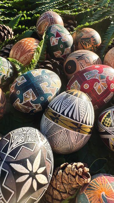 Писанки, видуті яйця