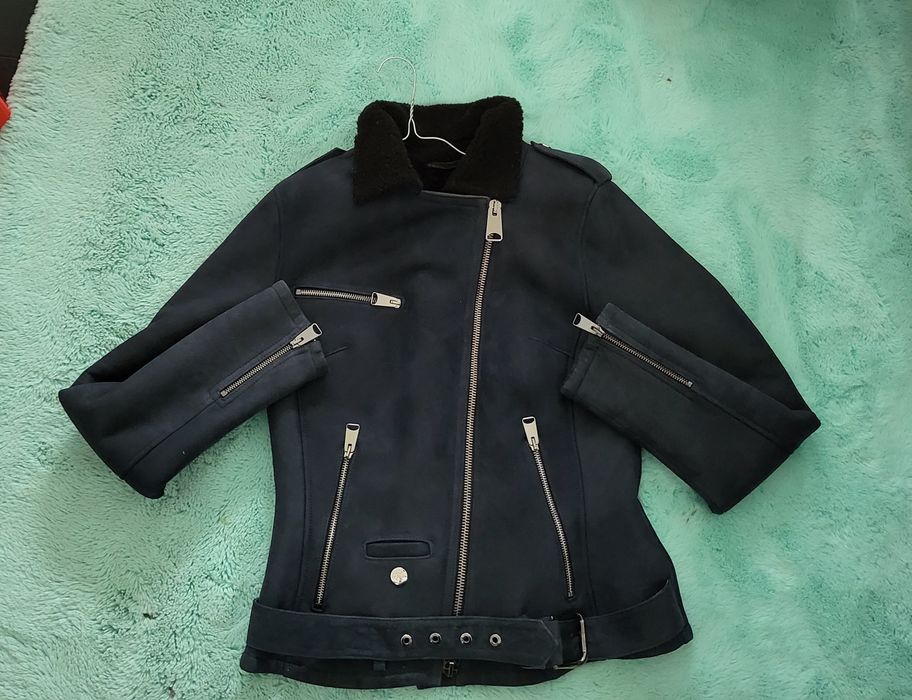 Naturalny kożuch damski ochnik S