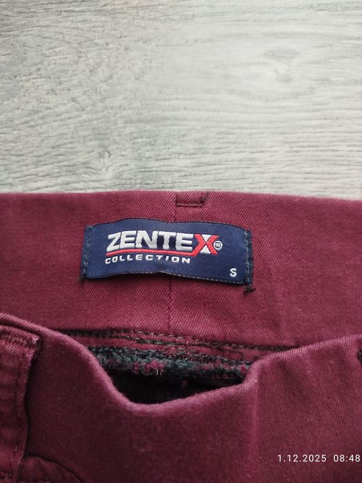 Zentex jegginsy damskie rozmiar S bordo